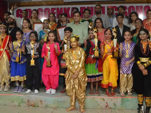 आगरा में ‘गोएन्कन नटराज सीजन-12’ का धमाल: GD गोयनका स्कूल में 14 से अधिक स्कूलों के बच्चों ने दिखाया डांस का हुनर