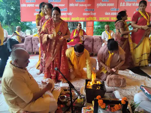आगरा में जनकपुरी महोत्सव का भूमि पूजन: कमला नगर के शिवम पार्क में शुरू हुए मंगल कार्य, 16 सितंबर से भव्य आयोजन